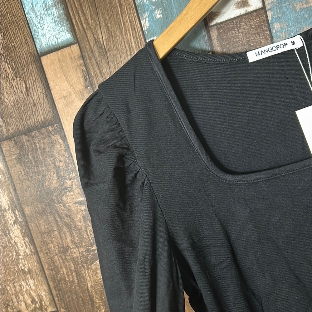 Mangopop Black Women's Bodysuit - Picture 6 of 16